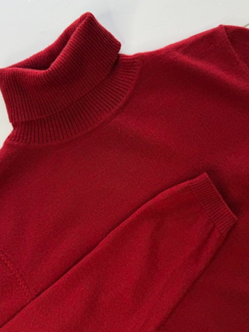 Pendleton Turtleneck Sweater Rust Women M Merino Wool Knit Pullover Transitional